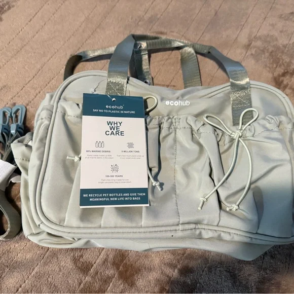 ECOHUB Small Gym Bag for Women GREEN NWT - Picture 5 of 8